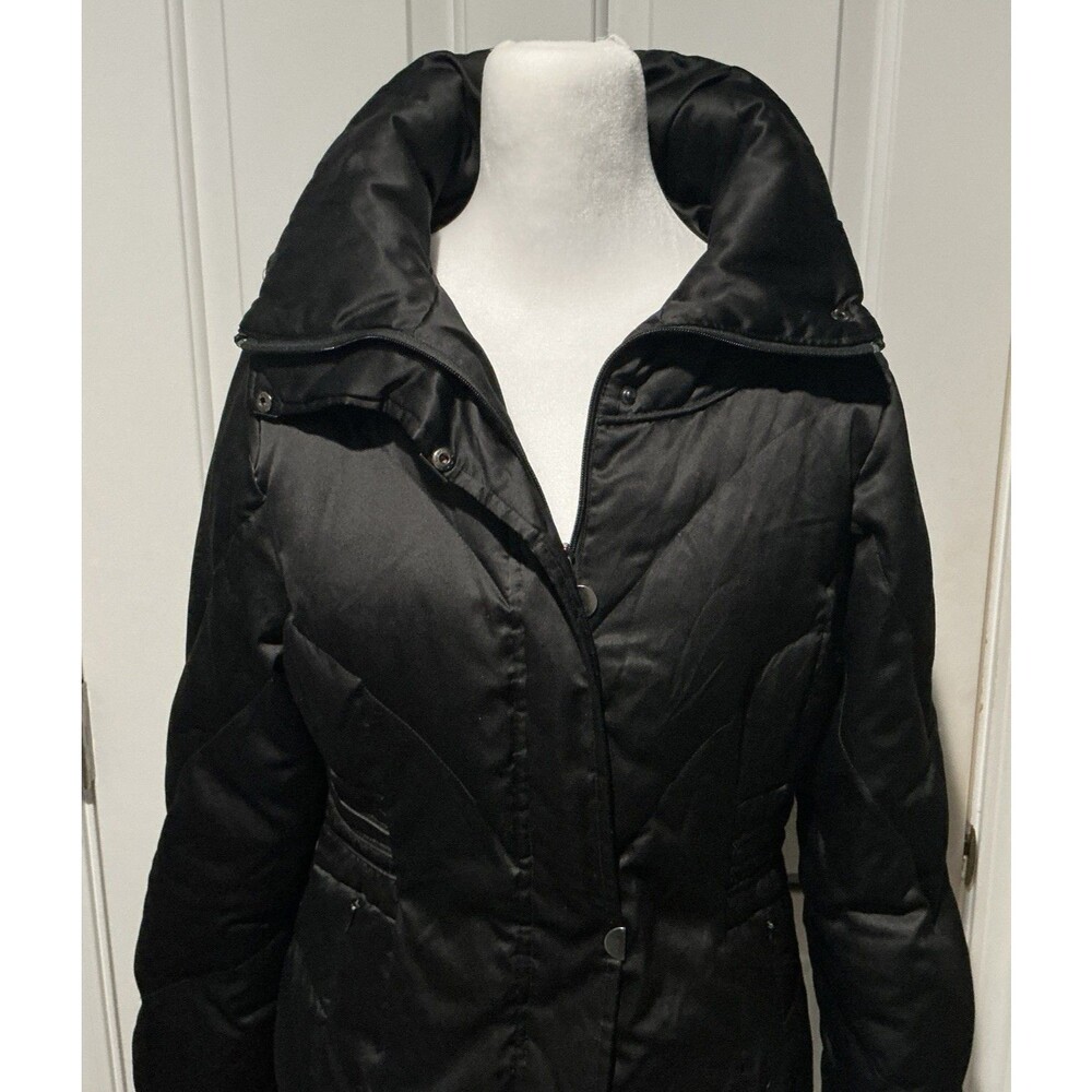 Mackintosh New England Down Puffer Coat Quilted Removable Hood Size Medium
